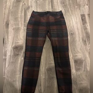Plaid jeggings